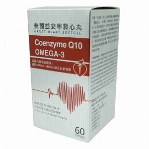 美國益安寧救心丸60粒